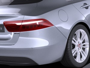 Jaguar XE 2017 vray Modèle 3D