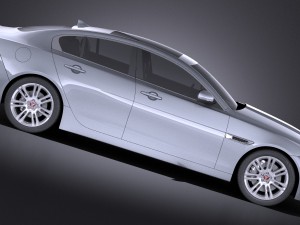 Jaguar XE 2017 vray Modèle 3D
