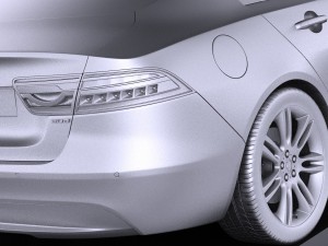 Jaguar XE 2017 vray Modèle 3D