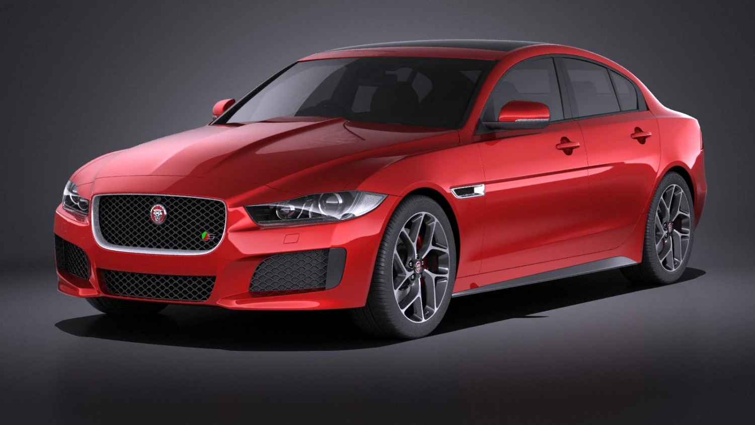 Jaguar XE S 2017 vray 3D Model .c4d .max .obj .3ds .fbx .stl .blend