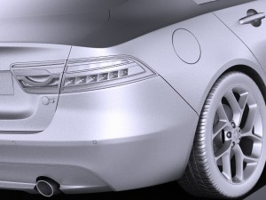 Jaguar XE S 2017 vray 3D Model