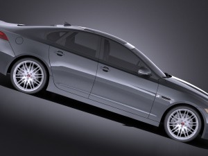 Jaguar XF 2017 Bixenon vray Modelo 3D