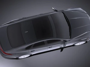 Jaguar XF 2017 Bixenon vray 3D Model