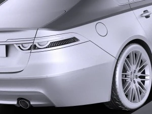 Jaguar XF 2017 Bixenon vray 3D Model