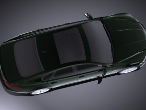 Jaguar XF 2017 vray 3D Model