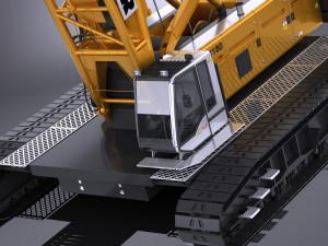 Liebherr LR 1160 Hydraulic Lift Crane Modelo 3D