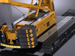 Liebherr LR 1160 Hydraulic Lift Crane Modelo 3D