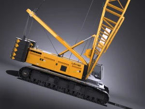 Liebherr LR 1160 Hydraulic Lift Crane 3D Model