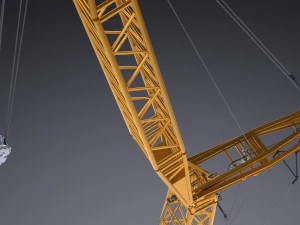 Liebherr LR 1160 Hydraulic Lift Crane 3D Model