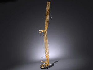 Liebherr LR 1160 Hydraulic Lift Crane 3D Model