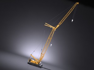 Liebherr LR 1160 Hydraulic Lift Crane Modelo 3D
