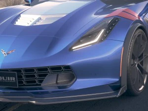 Chevrolet Corvette Grand Sport 2017 Desert Studio 3D Model