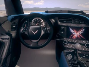 Chevrolet Corvette Grand Sport 2017 Desert Studio 3D Model