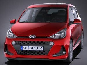 Hyundai i10 2017 3D Model
