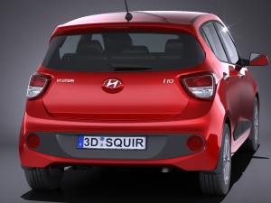 Hyundai i10 2017 3D Model