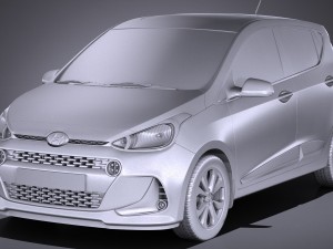 Hyundai i10 2017 3D Model