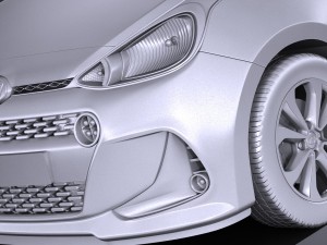Hyundai i10 2017 3D Model