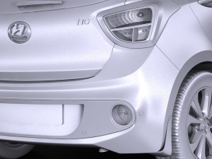 Hyundai i10 2017 3D Model
