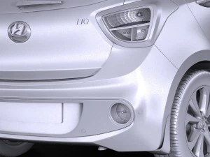 Hyundai i10 2017 3D Model