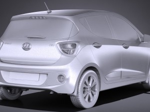 Hyundai i10 2017 3D Model