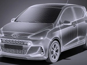 Hyundai i10 2017 3D Model