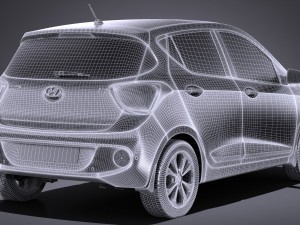 Hyundai i10 2017 3D Model