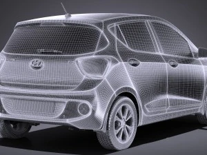 Hyundai i10 2017 3D Model