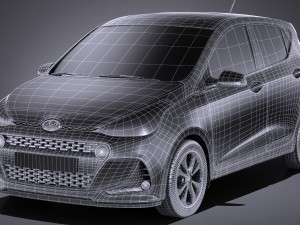 Hyundai i10 2017 3D Model