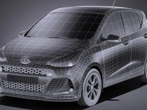 Hyundai i10 2017 3D Model