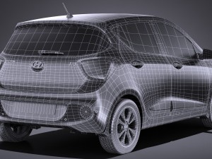 Hyundai i10 2017 3D Model