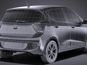 Hyundai i10 2017 3D Model