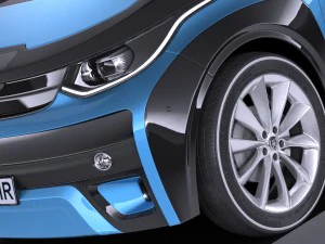 Generic Electric Car 2017 3D Model