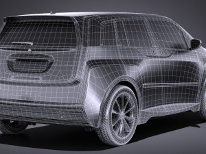 Generic Electric Car 2017 3D 模型