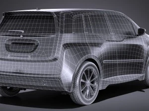 Generic Electric Car 2017 3D Model