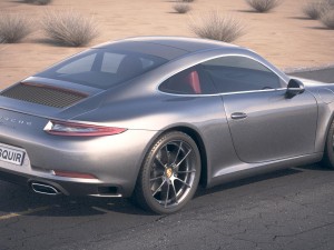 Porsche 911 Carrera Coupe 2017 3D Model
