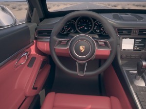 Porsche 911 Carrera Coupe 2017 3D Model