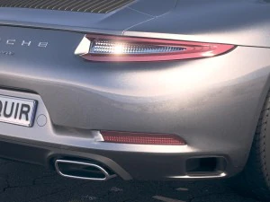 Porsche 911 Carrera Coupe 2017 3D Model