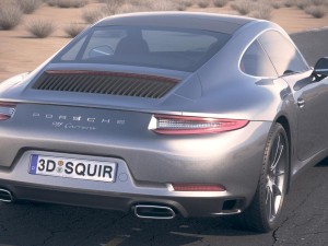 Porsche 911 Carrera Coupe 2017 3D Model