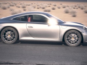 Porsche 911 Carrera Coupe 2017 3D Model