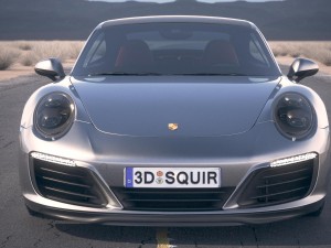 Porsche 911 Carrera Coupe 2017 3D Model