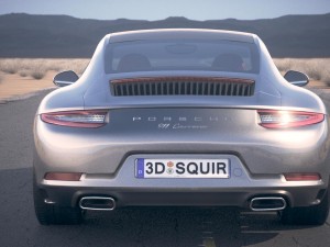 Porsche 911 Carrera Coupe 2017 3D Model