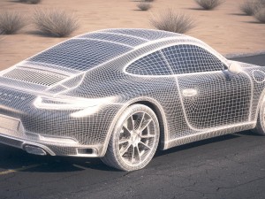 Porsche 911 Carrera Coupe 2017 3D Model