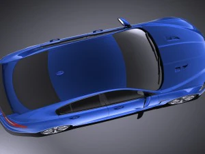 Jaguar XFR-S 2016 vray 3D Model