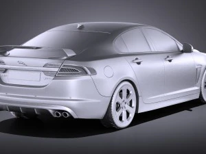 Jaguar XFR-S 2016 vray 3D Model