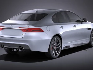 Jaguar XFS 2016 vray 3D Model