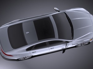 Jaguar XFS 2016 vray 3D Model