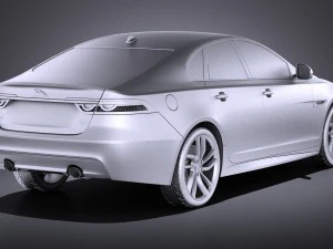 Jaguar XFS 2016 vray 3D Model