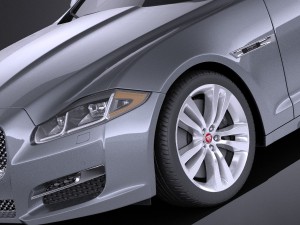 Jaguar XJ 2017 vray 3D Модель