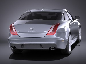 Jaguar XJ 2017 vray 3D Модель
