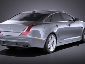 Jaguar XJ 2017 vray 3D Модель